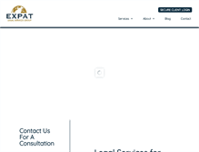 Tablet Screenshot of expatlegal.com